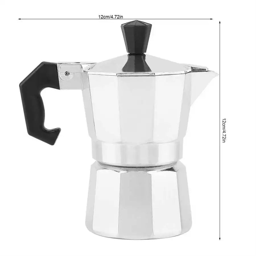 Aluminum Italian Type Moka Pots Espresso Coffee Maker