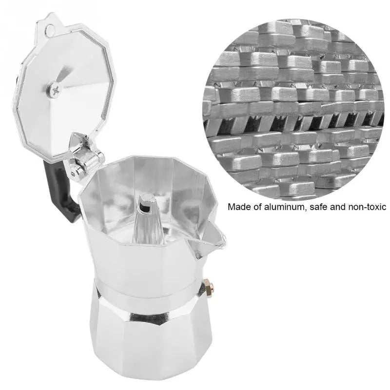 Aluminum Italian Type Moka Pots Espresso Coffee Maker