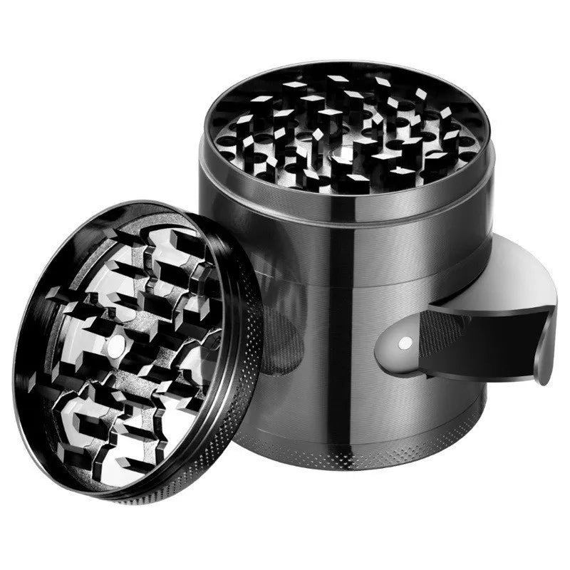60MM 4-Layer Zinc Alloy Tobacco Grinder