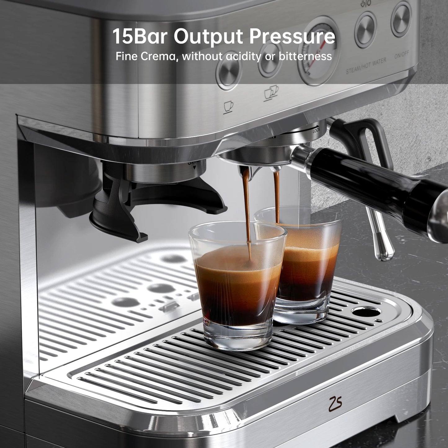 Espresso Machine with Grinder