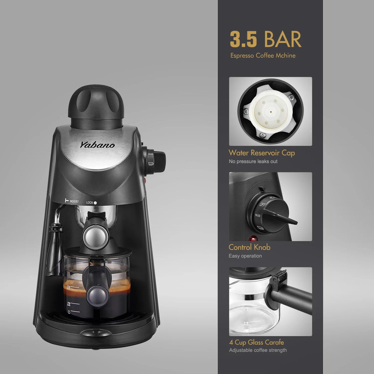 3.5 Bar Espresso Coffee Maker
