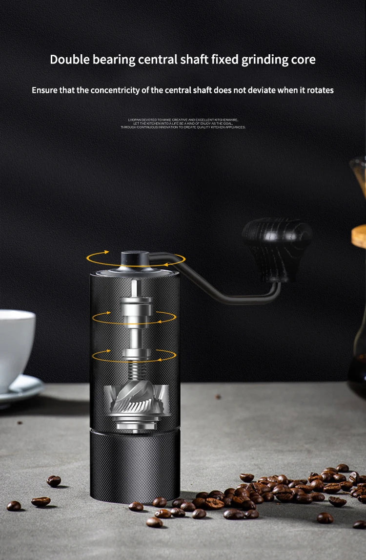 Stainless Steel Core Coffee Bean Grinder